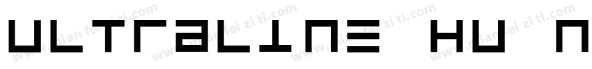 UltraLine HU Norma字体转换